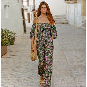 Spell Village floral jumpsuit — NWOT